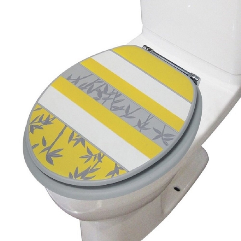 Decorative Round Toilet Seat with Underwater Scenery