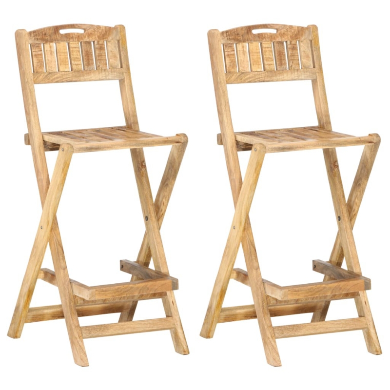 Patio Folding Bar Chairs Set