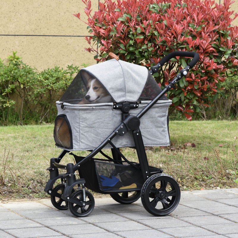 Folding Standard Stroller with Detachable Carrier