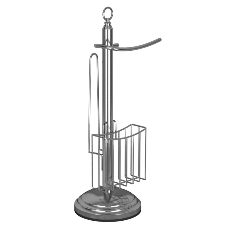Free Standing Toilet Paper Holder With Storage