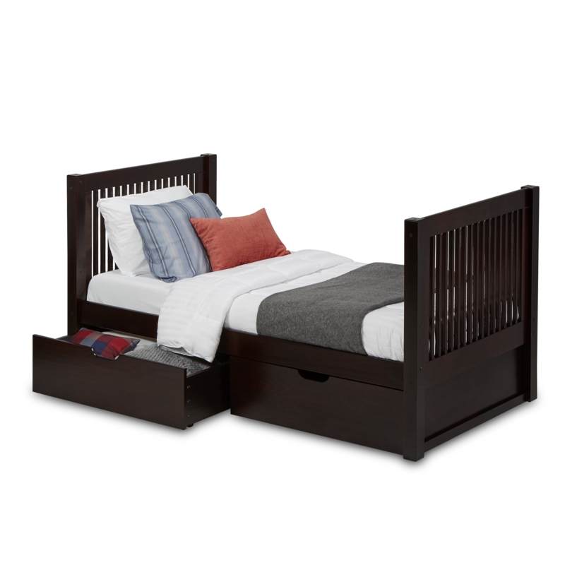 Oakwood Twin Storage Platform Bed with Drawer