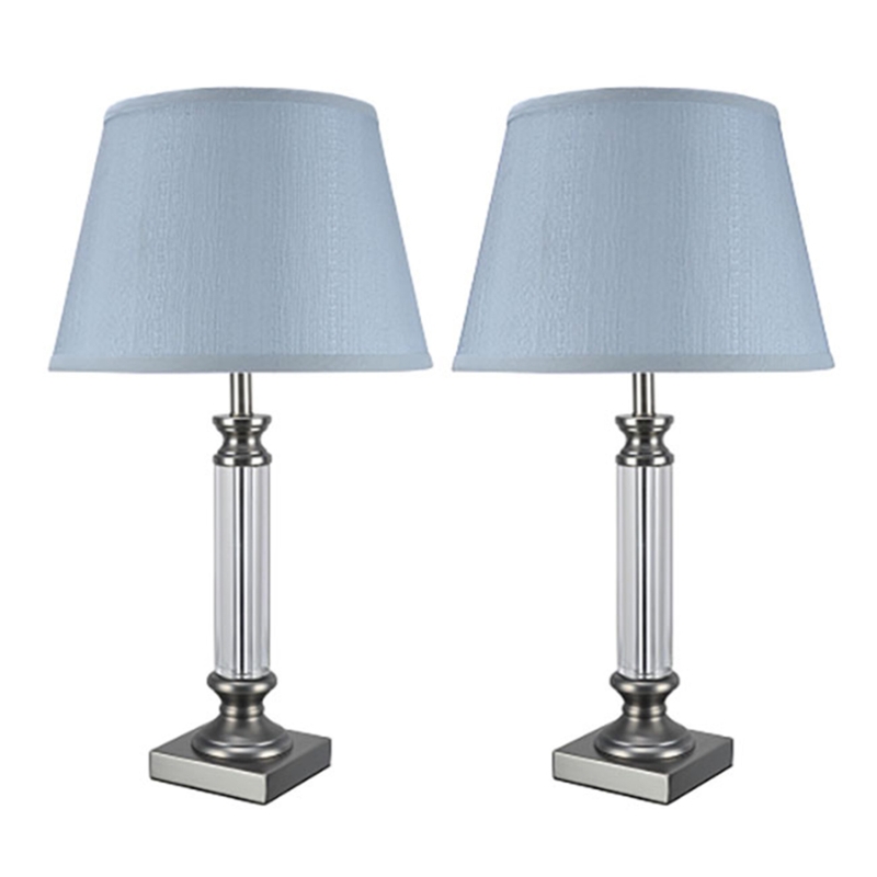 Set of 2 Linen Shade Table Lamps