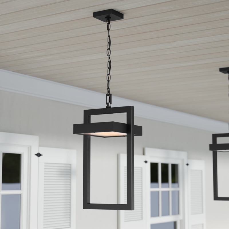 Floating Rectangle LED Outdoor Pendant