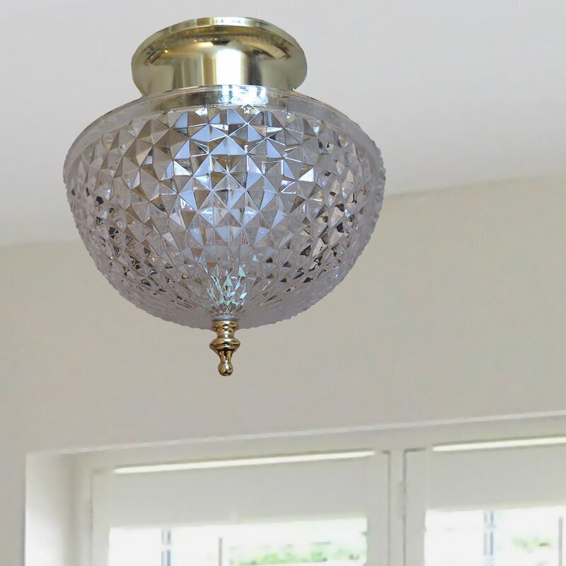 Glass Like Clip On Light Shade For Ceiling Bulb 