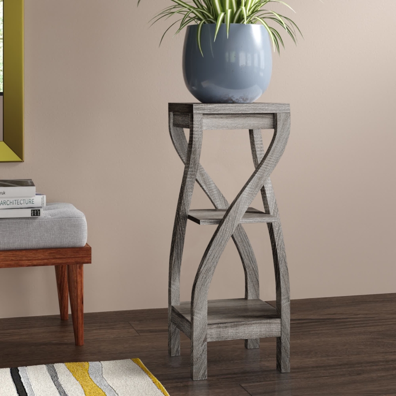 Etagere Plant Stand with Twisting Legs