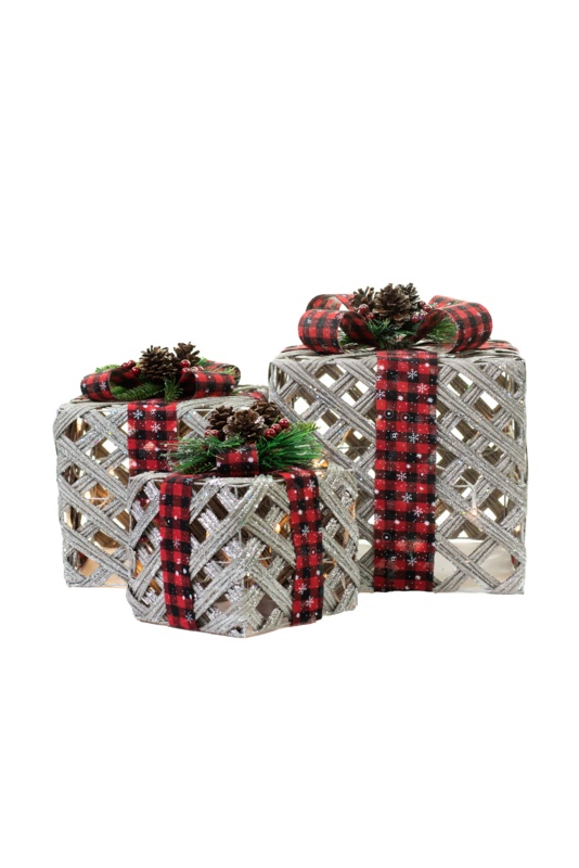 Glitte Woven LED Present Box Set