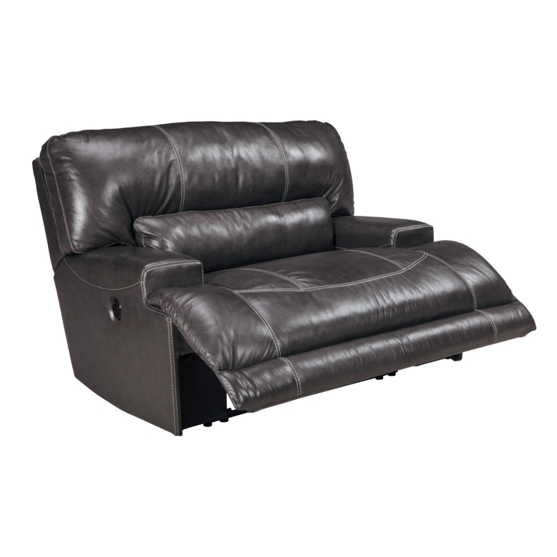Wide Seat Power Recliner with Cushioning
