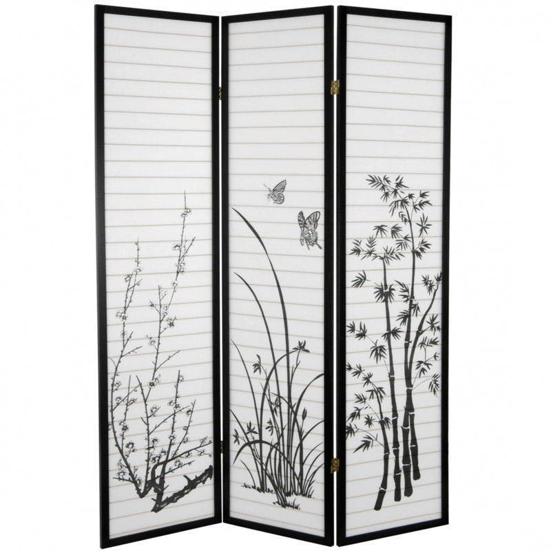 Groff 71'' H Solid Wood Folding Room Divider
