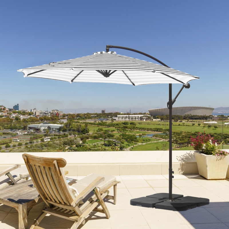 UV-Resistant Cantilever Hanging Patio Umbrella