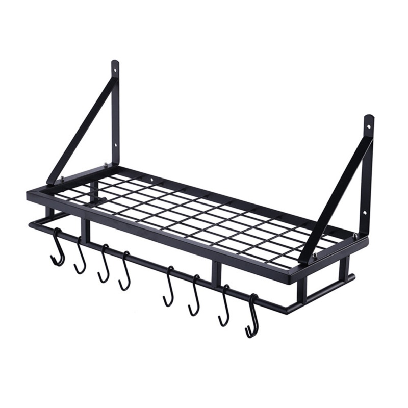 Handcrafted Wall Mounted Pot Rack