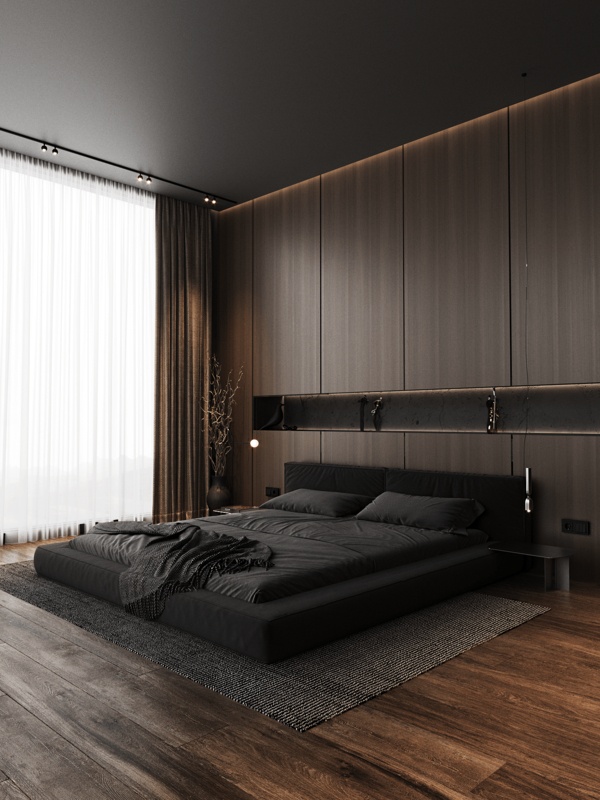 Hang a Shelf Above the Bed