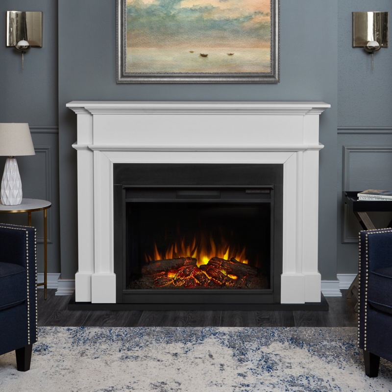 Harlan Grand 55.13'' W Electric Fireplace