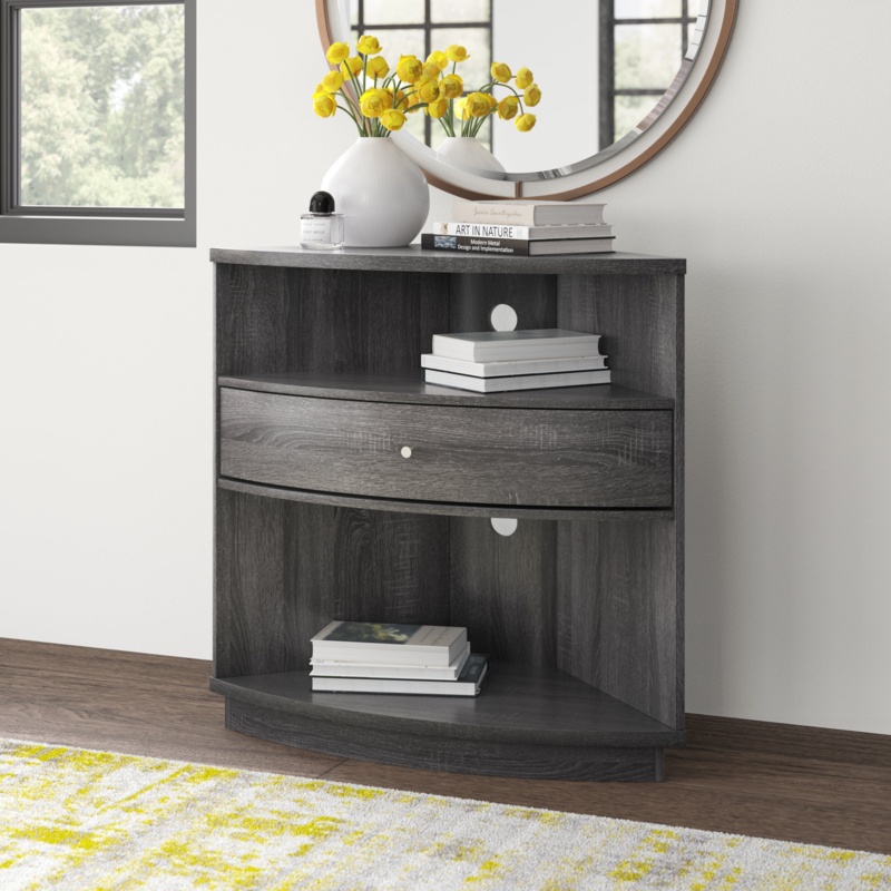 Hatchett 30'' Tall 1 - Drawer Corner Accent Chest