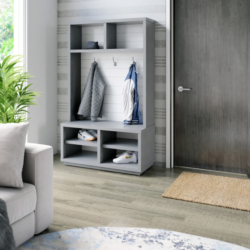 Hatchett 40'' Wide Hall Tree with Bench and Shoe Storage