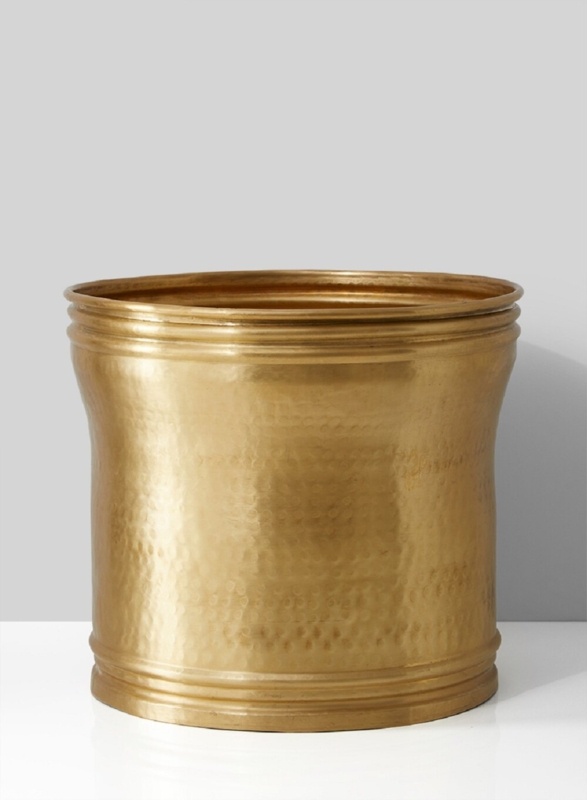 Hatchett Brass Pot Planter