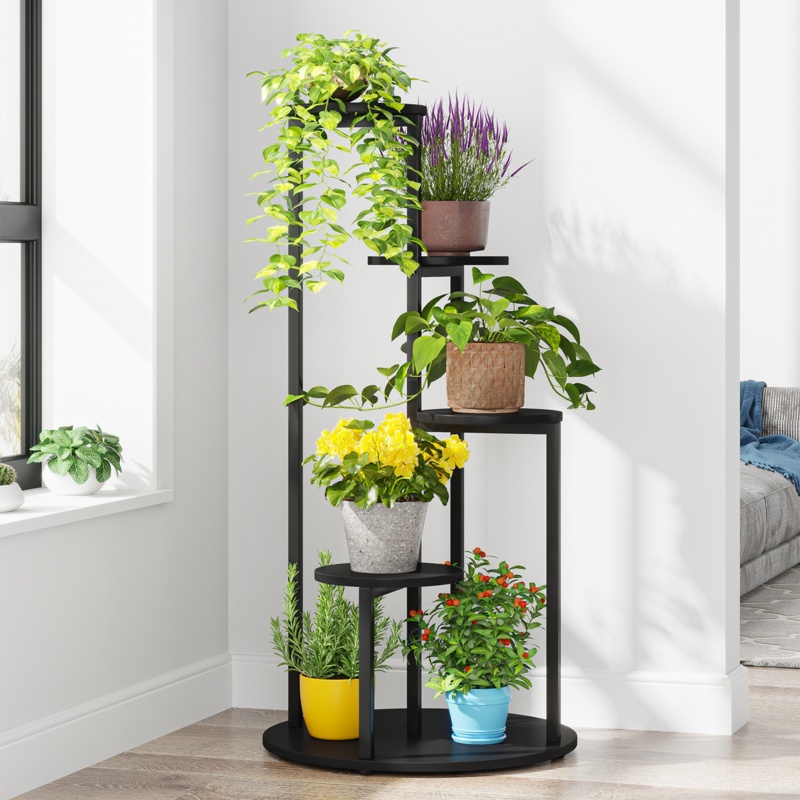Industrial Multi-Level Plant Stand