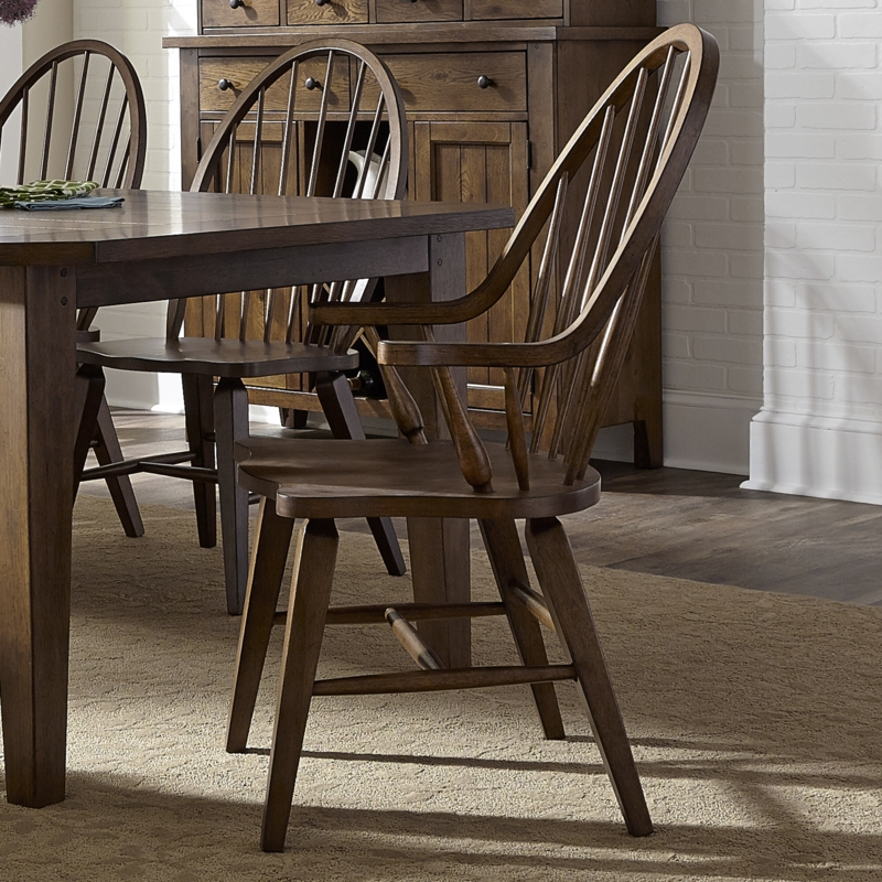 Classic Windsor Dining Chair with Spindle Back