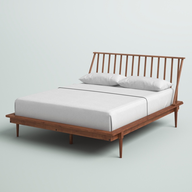 Solid Pine Spindle Frame Bed