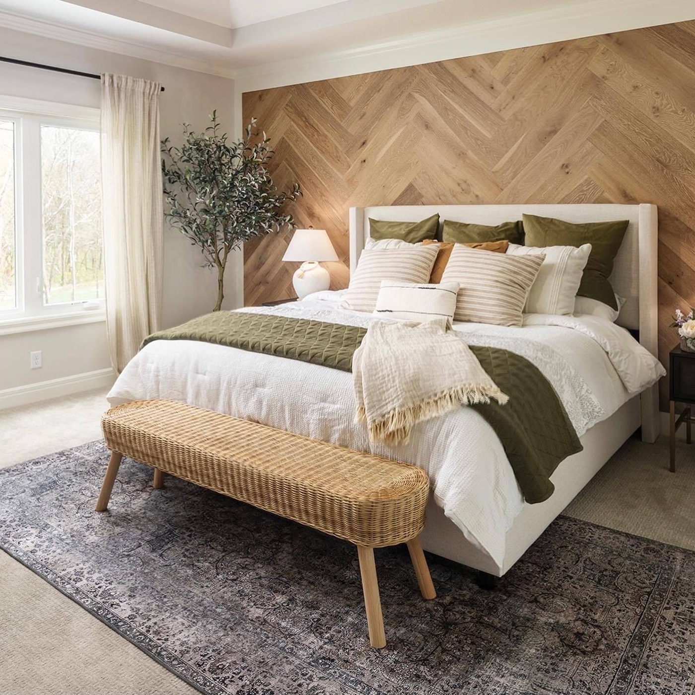 Herringbone Wood Wall