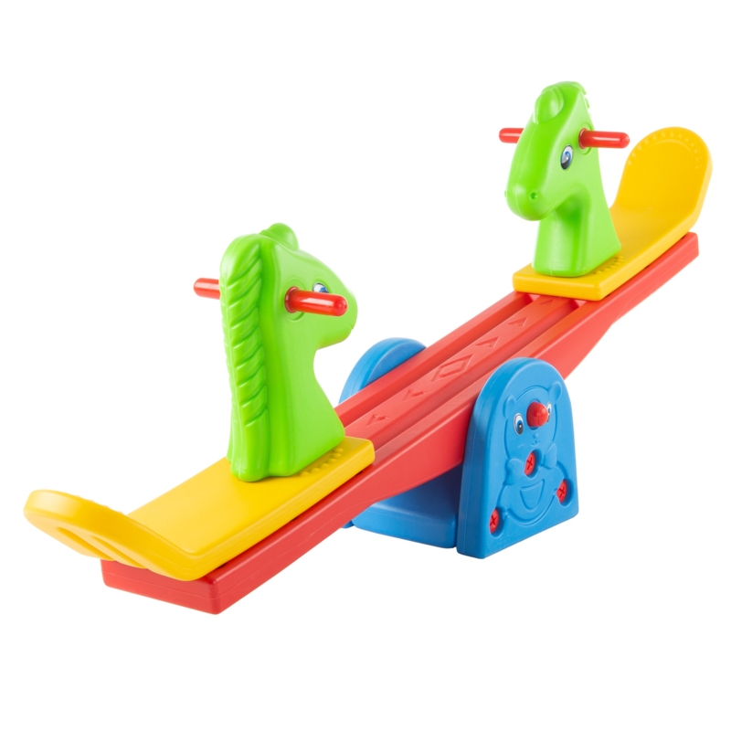 Indoor and Outdoor Seesaw with Animal Shapes