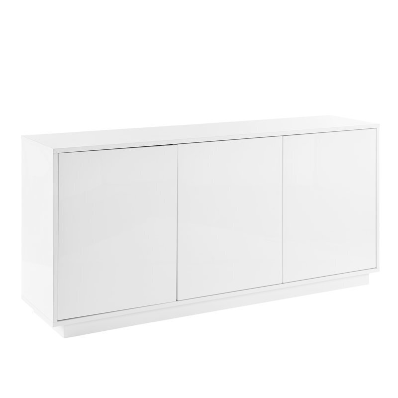 High gloss white sideboard
