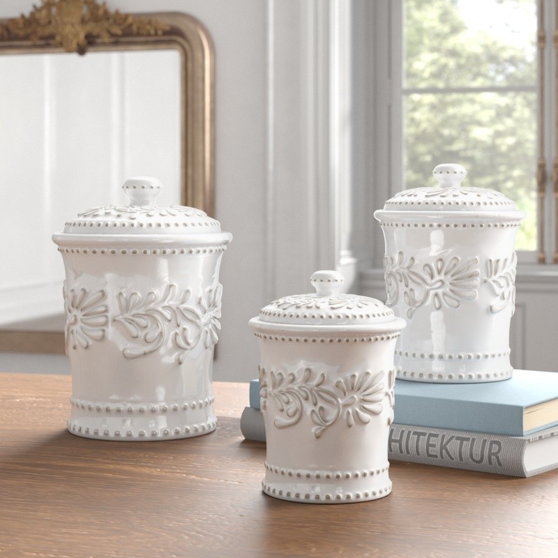 Holland 3 Piece Kitchen Canister Set