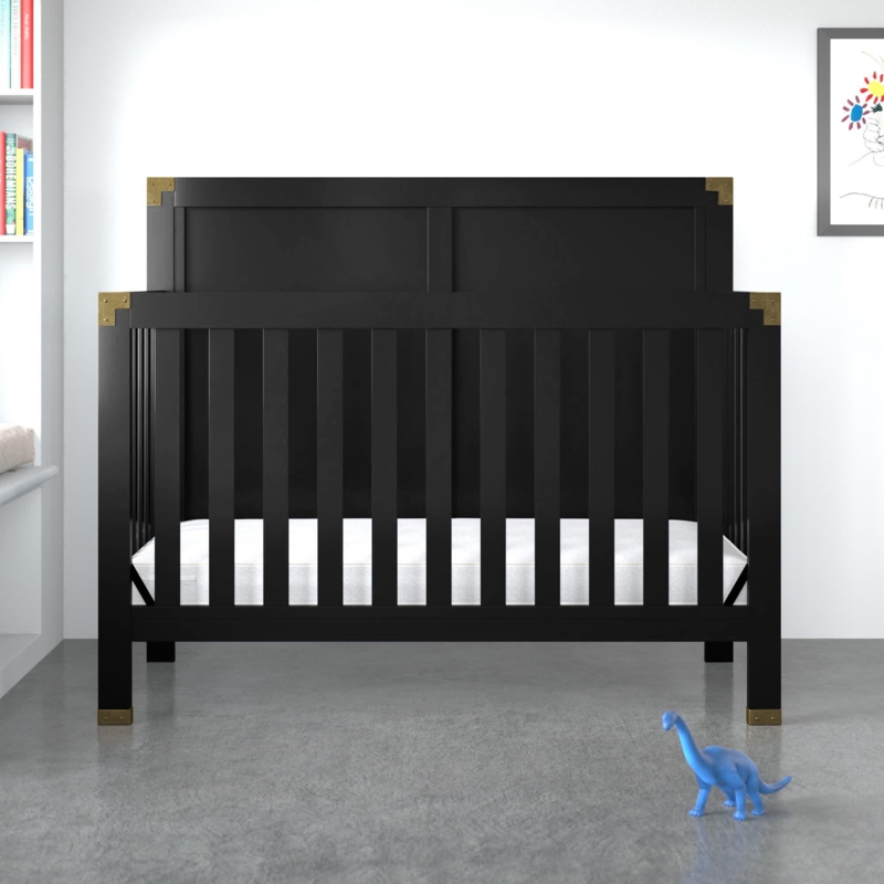 Campaign-Style Convertible Crib