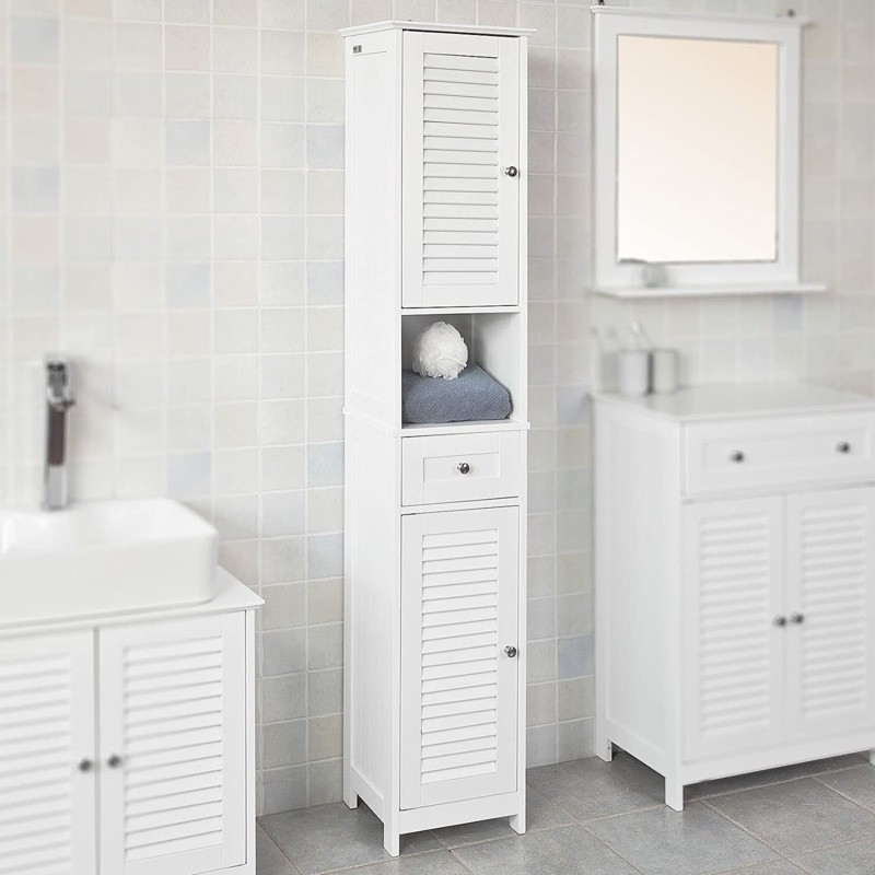 Husik Freestanding Linen Cabinet