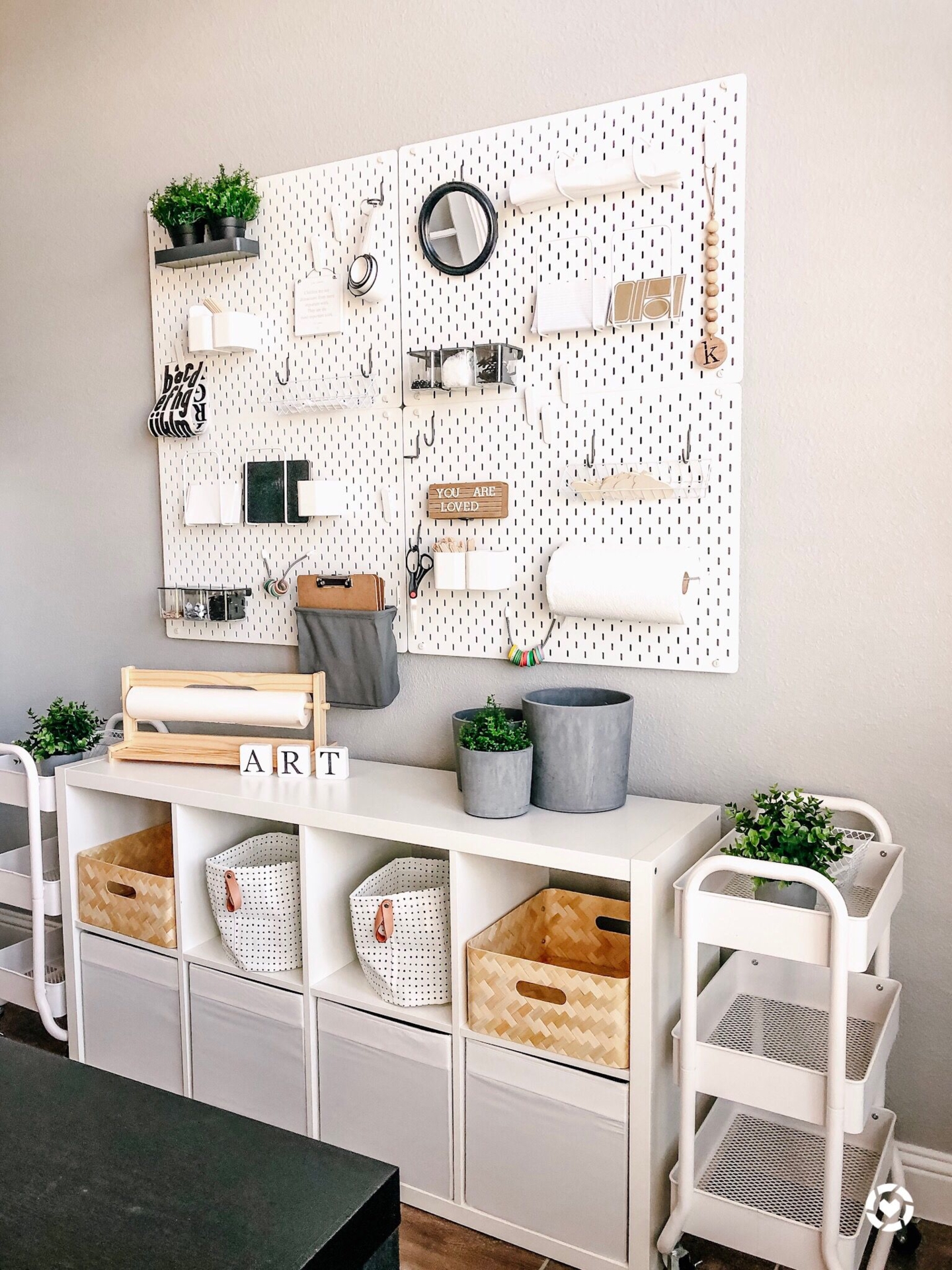 Incorporate a Pegboard Wall