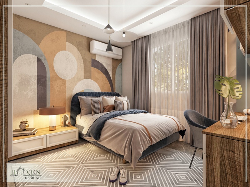 Incorporate Bold Geometric Patterns