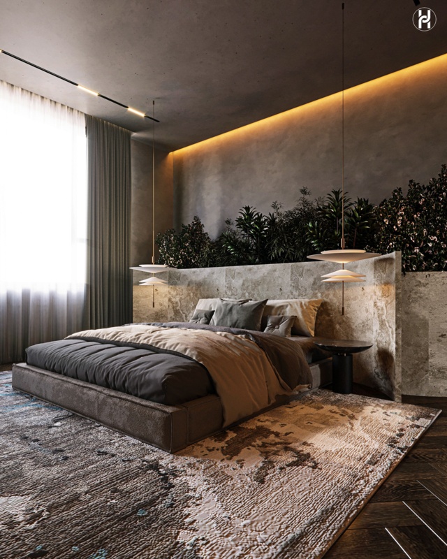 Incorporate plants for a fresh feel