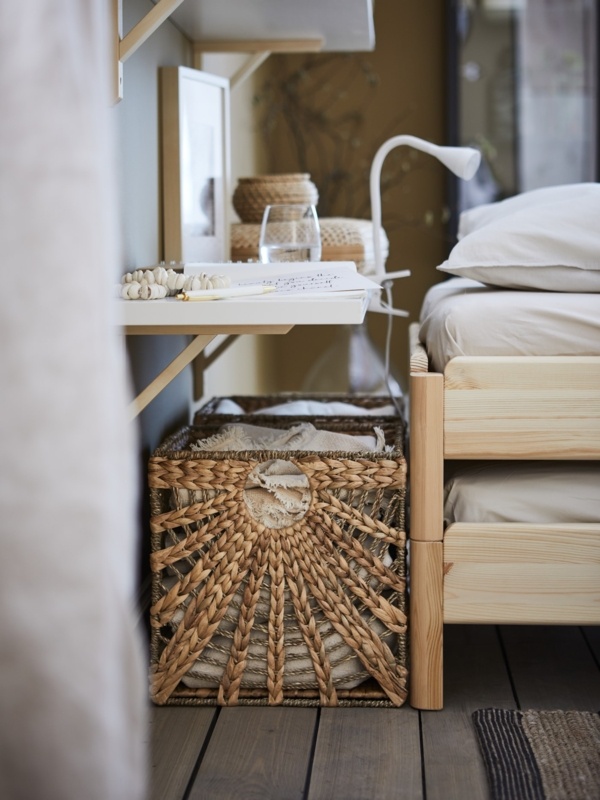 Incorporate Storage Baskets