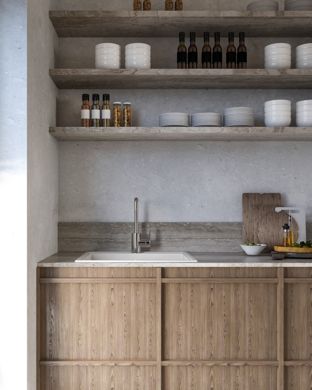 Incorporate Travertine Tiles