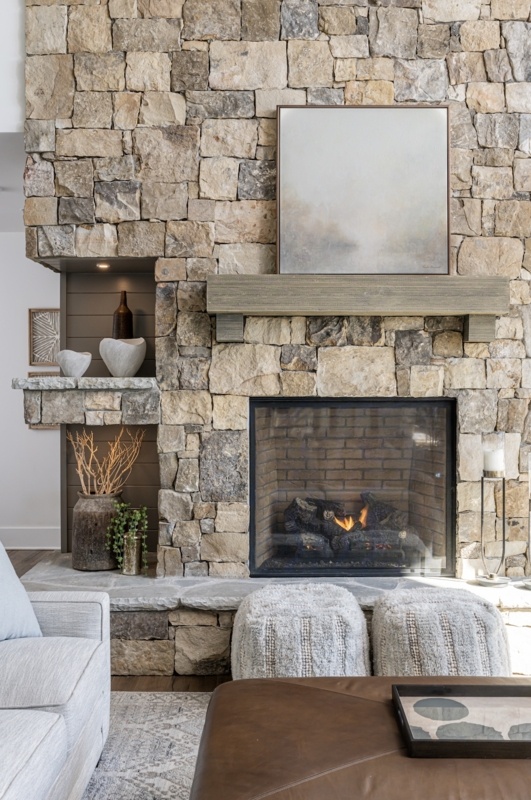 Install a Stone Fireplace