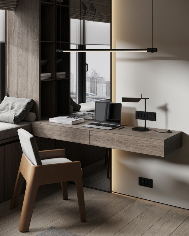 Install a Wall-Mounted Desk