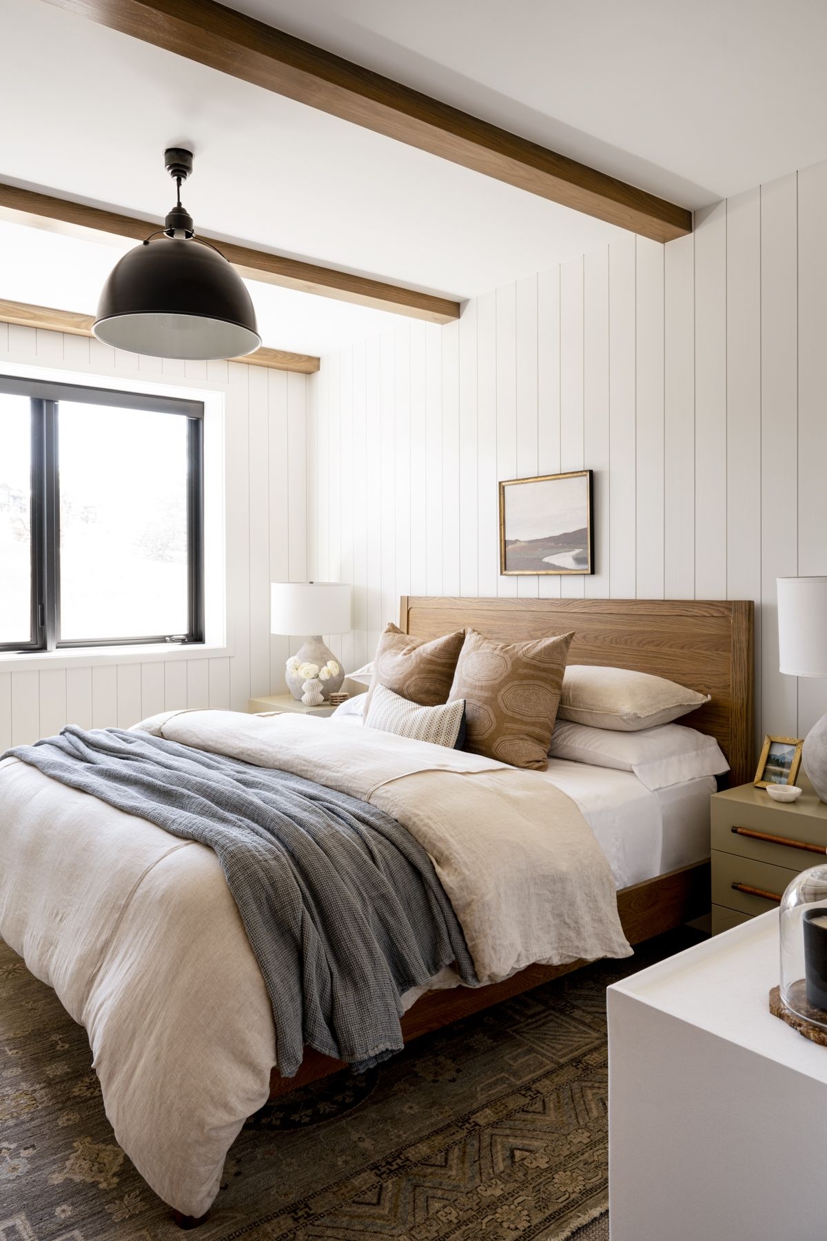 Install White Shiplap Walls