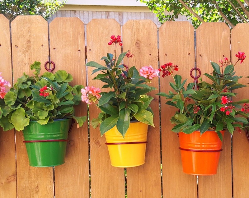 Iron Hanger 3-Piece Wall Planter Set