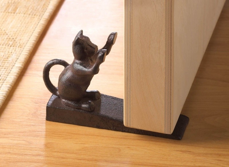 Iron Wedge Floor Stop