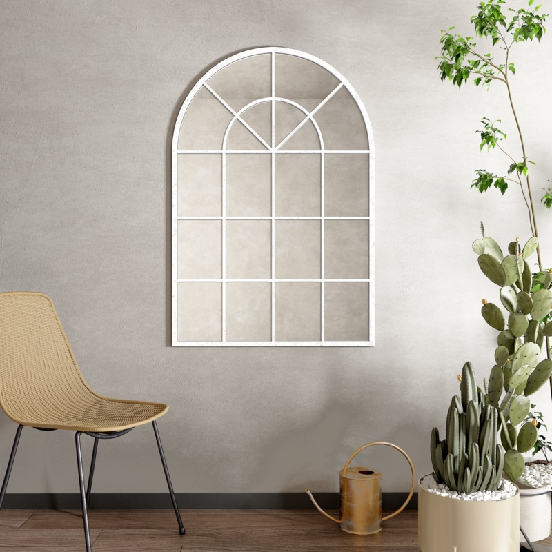 Cathedral-Style Arched Accent Mirror