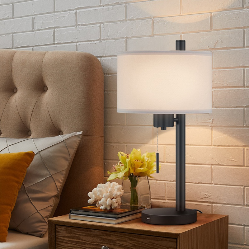 Jenn Metal USB Table Lamp