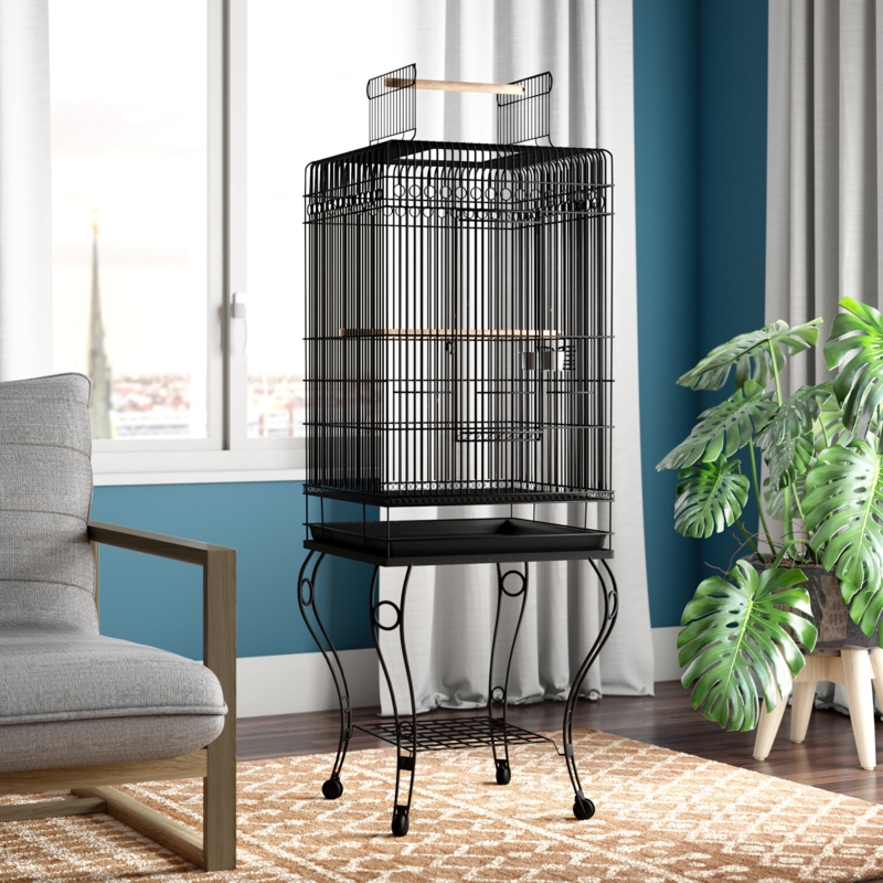 Mobile Birdcage with Play Top