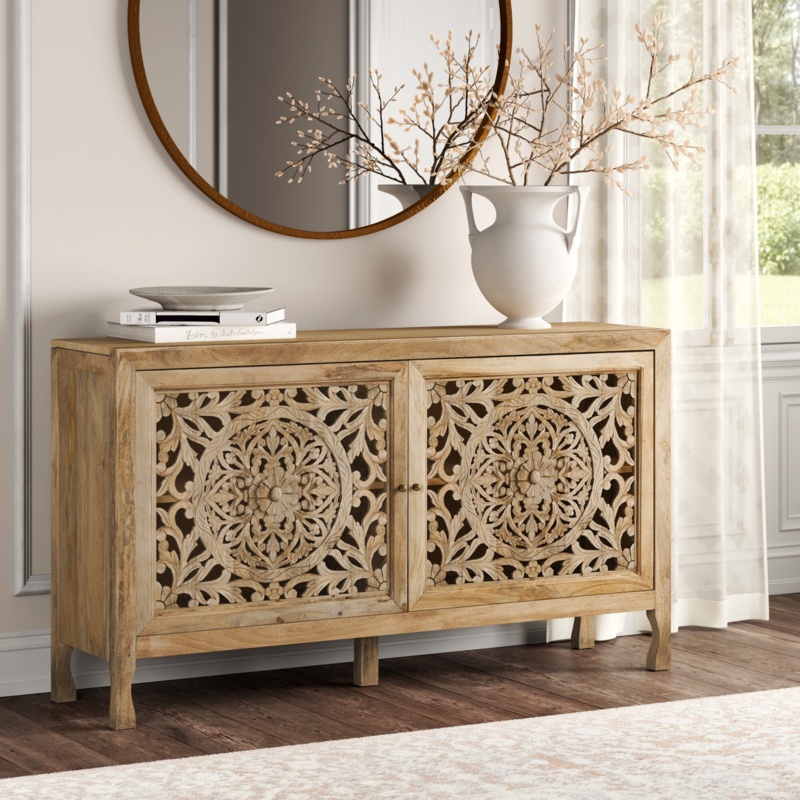 Carved sideboard hotsell