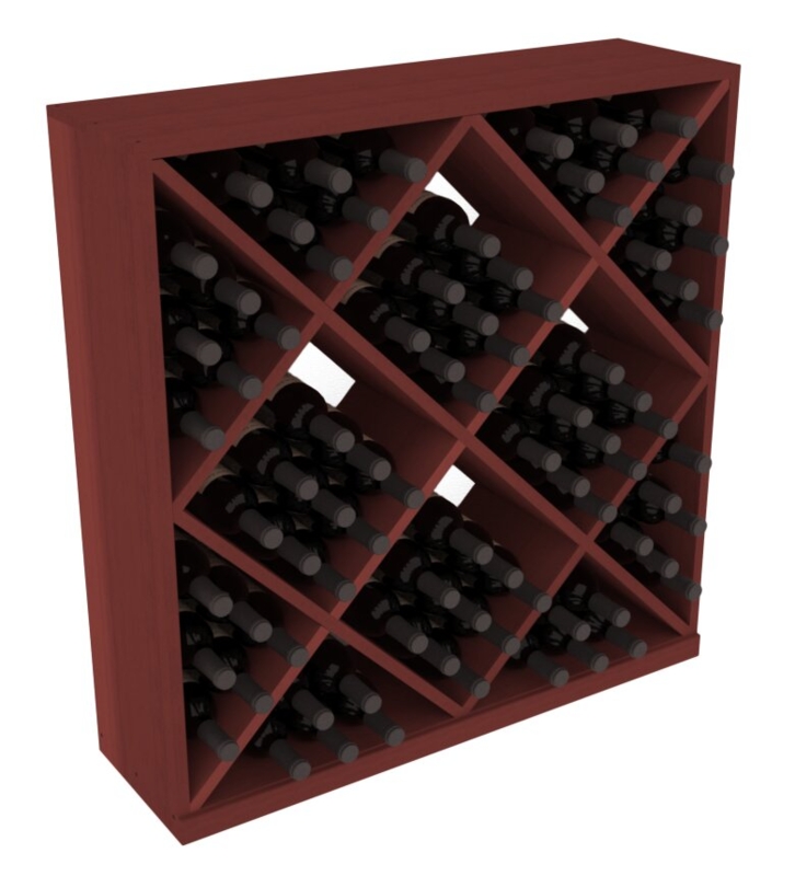 Solid Diamond Cube Wine Bottle Rack