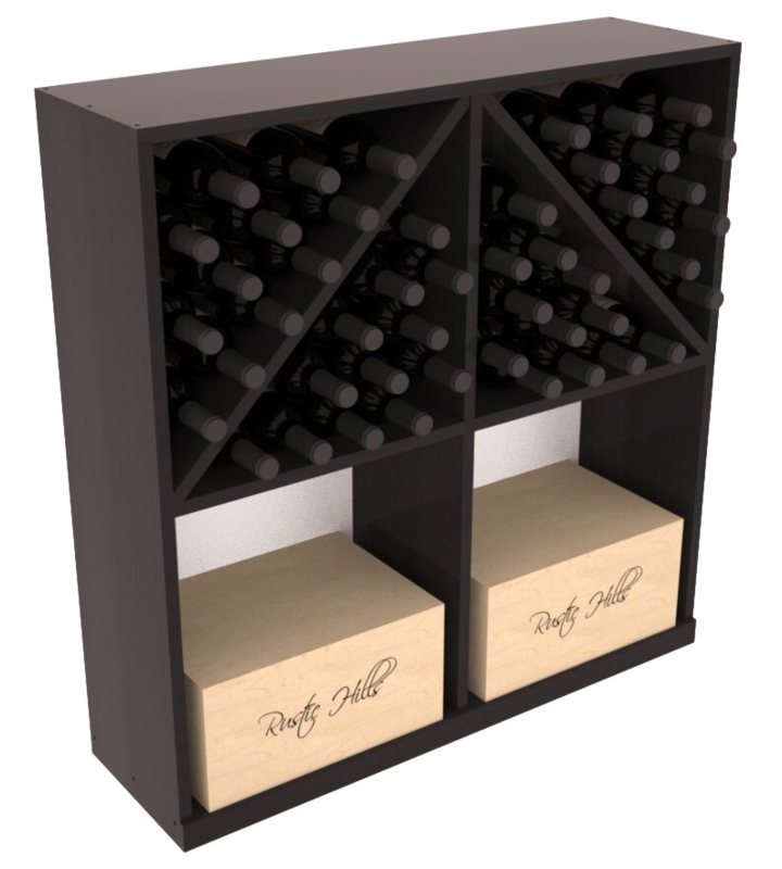 Wine Bottle Rack with Flexible Storage
