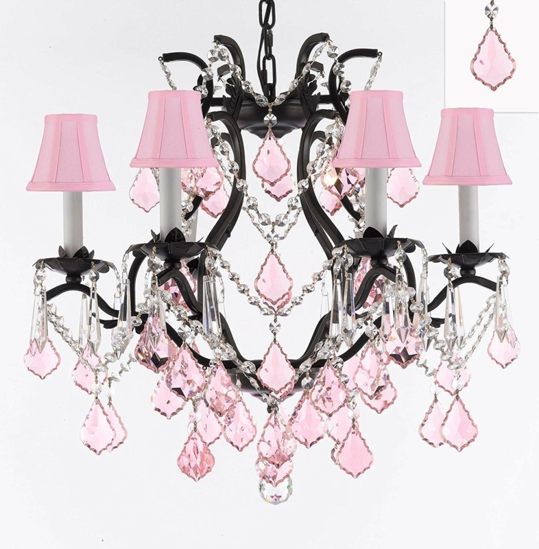6-Light Shaded Crystal Chandelier