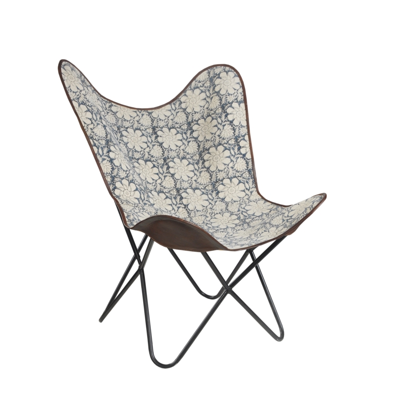 Sling-Style Butterfly Chair with Removable Cover