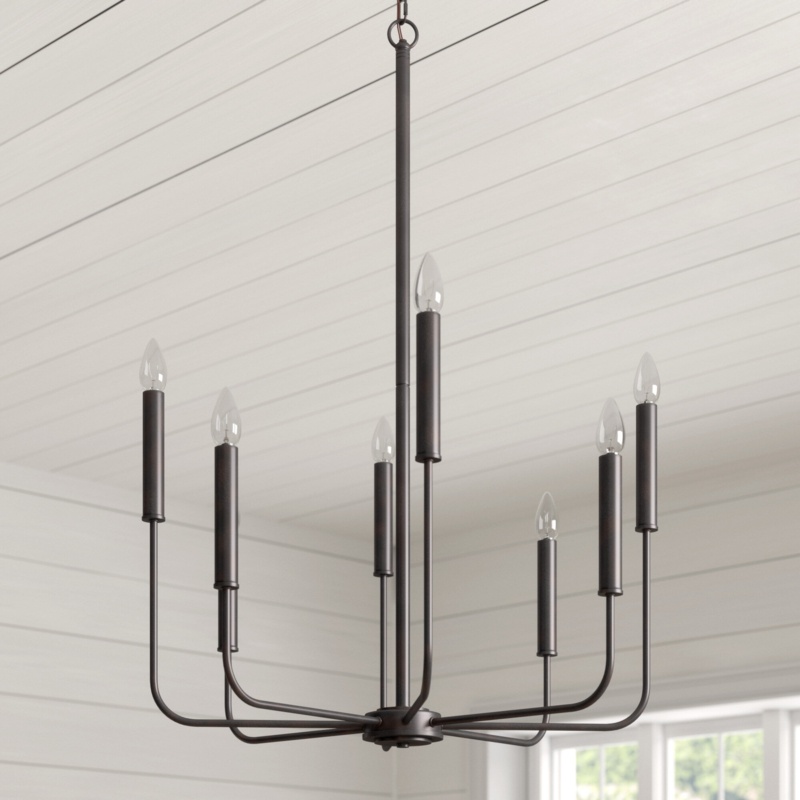 Farmhouse Candle-Style Chandelier
