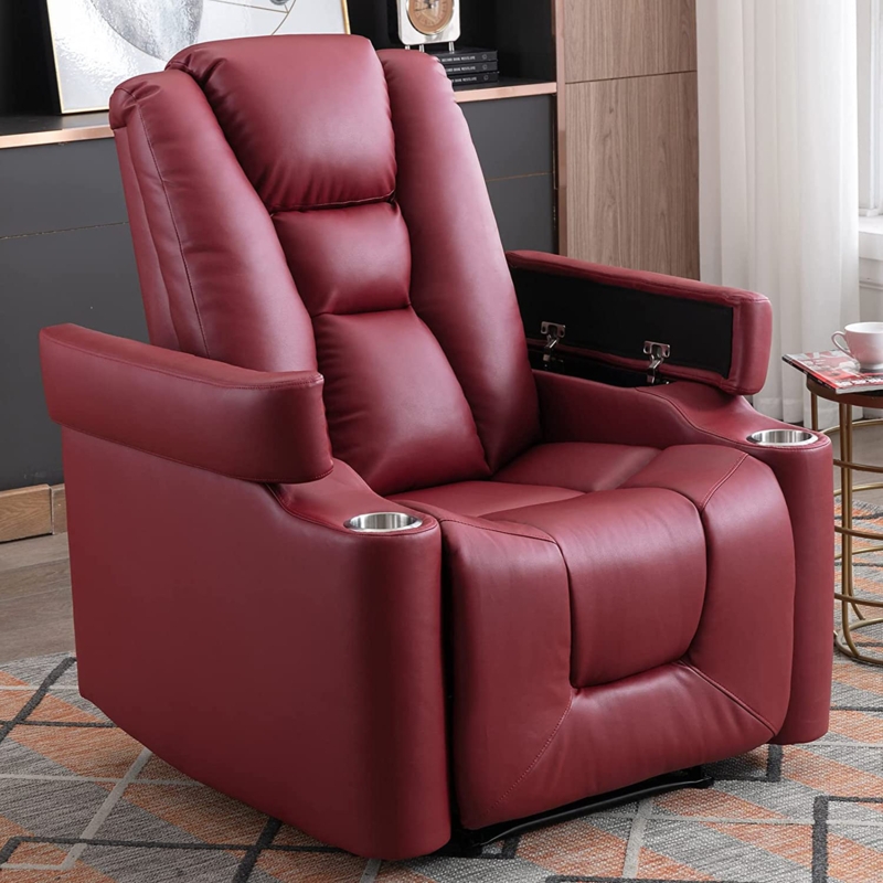 Stylish Power Recliner Chair with USB Charger