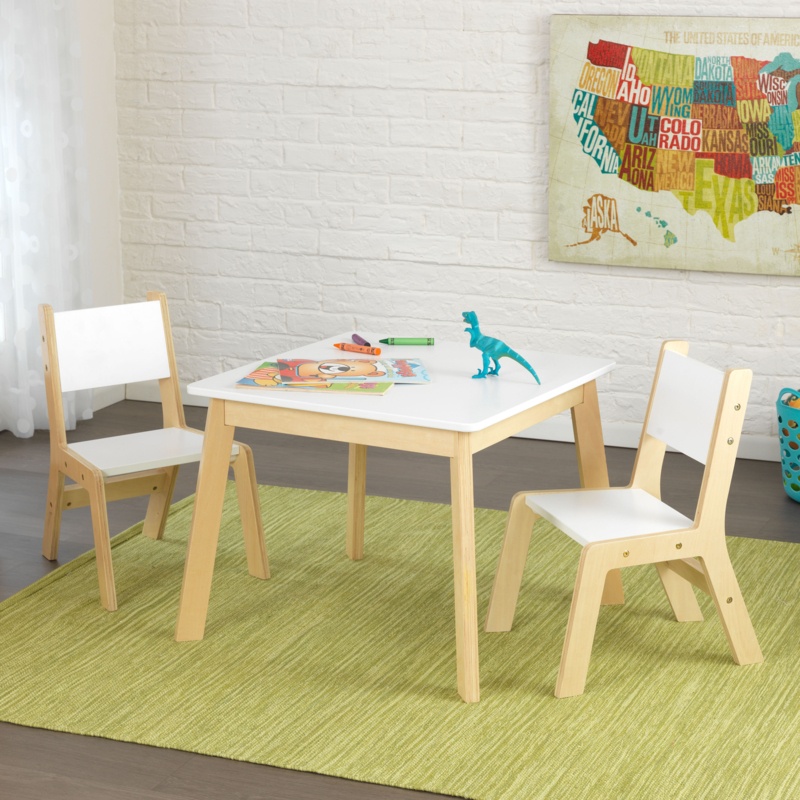 Modern Kids Table and Chair Set