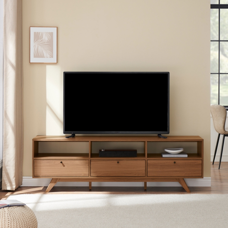 Minimalist TV Stand with Smart Storage